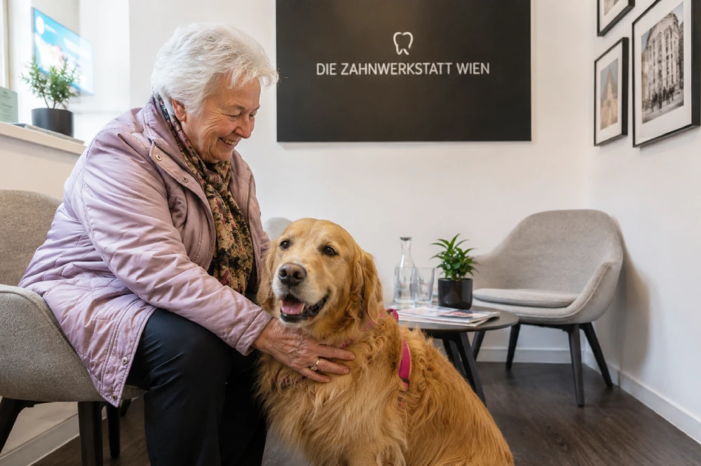 Lockere Zahnprothese Oberkiefer vor Anpassung und Unterfütterung im Dentallabor Wien